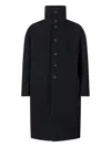 Rick Owens Wool Coat In Black