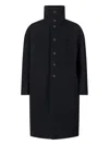 Rick Owens Wool Coat In Black