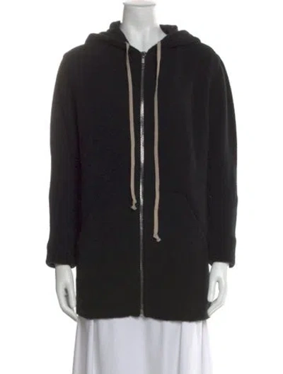 Pre-owned Rick Owens Wool Crew Neck Sweater W/ Tags In Black
