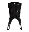 Rick Owens Wool Distressed Tank Top In Black