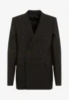Rick Owens Wool Double-breasted Blazer