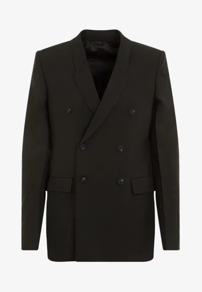 Rick Owens Wool Double-breasted Blazer