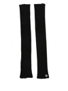 Rick Owens Virgin Wool Sleeves In Black