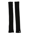 Rick Owens Virgin Wool Sleeves In Black