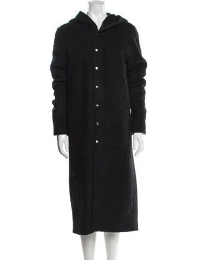 Pre-owned Rick Owens Wool Jacket In Black