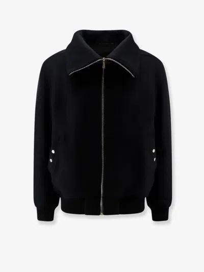 Rick Owens Wool Jacket In Black