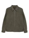 Rick Owens Wool Jacket In Green