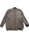Rick Owens Wool Jacket In Grey