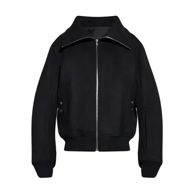 Rick Owens Wool Jackets In Black