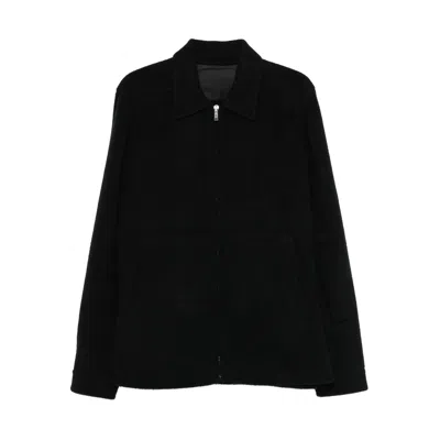 Rick Owens Wool Jackets In Black