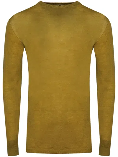 Rick Owens Wool Jumper In Green
