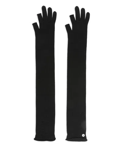 Rick Owens Wool Knitted Gloves