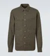 Rick Owens Wool Overshirt In Gray