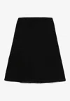 Rick Owens Wool Padded Scarf In Black