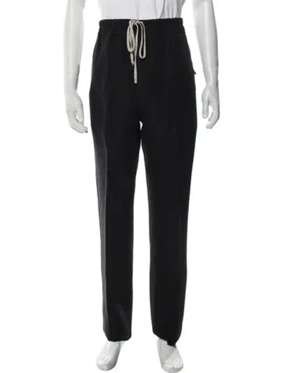 Pre-owned Rick Owens Wool Pants In Black