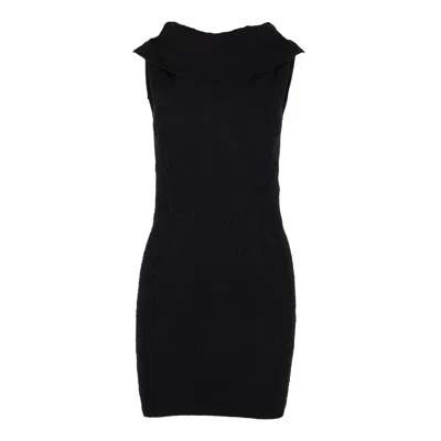 Rick Owens Wool Shift Dress - '10s In Black
