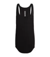 Rick Owens Wool-silk Pony Tank Top In Black