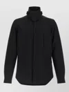 Rick Owens Wool Single Breasted Coat In Black