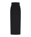 Rick Owens Wool Blend Maxi Skirt