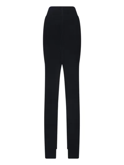 Rick Owens Wool Skirt In Black