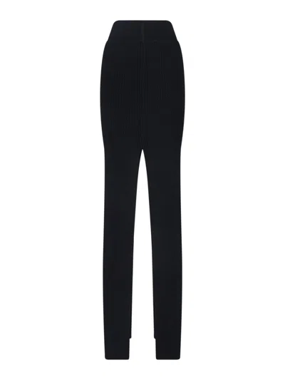 Rick Owens Wool Skirt In Black