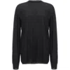 Rick Owens Oversized Level Sweaters And Cardigans Black