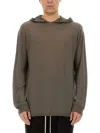 Rick Owens Wool Sweatshirt In Brown