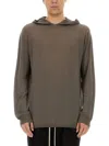 Rick Owens Wool Sweatshirt In Brown
