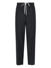 Rick Owens Mens Black Dietrich Drawstring-waist Woven Trousers