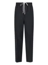 Rick Owens Mens Black Dietrich Drawstring-waist Woven Trousers