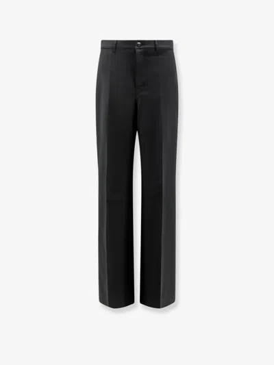 Rick Owens Wool Trousers In Black