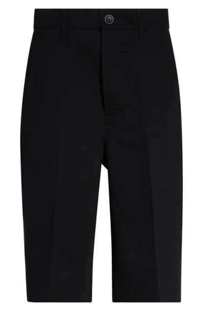 Rick Owens Wool Work Shorts In Black