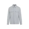 Rick Owens Work Shirt With Double Stitching And Flap Pockets