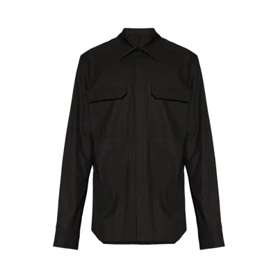 Pre-owned Rick Owens Work Shirt 'black' | Men's Size 48