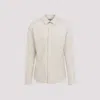 Rick Owens Work Shirt With Buttoned Cuffs And Chest Pockets In Neutral
