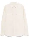 Rick Owens Work Shirt In Neutrals