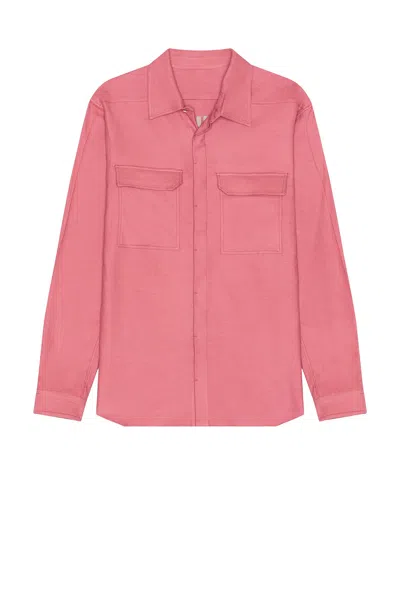 Rick Owens Work Shirt In Thulian