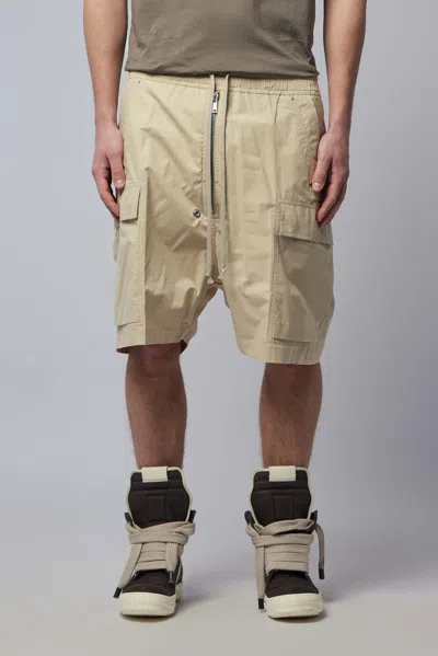 Rick Owens Woven Shorts - Cargobela Shorts In Neutral