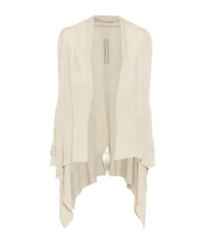 Rick Owens Wrap Cardigan In Neutral