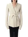 Rick Owens Wrap Design Ls Strutter With Customizable Fit In Neutrals
