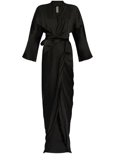 RICK OWENS WRAP GOWN