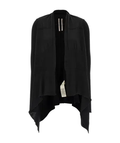 RICK OWENS RICK OWENS MEDIUM WRAP KNITTED CARDIGAN