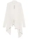 Rick Owens Wraparound Cardigan In Neutrals