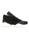 Rick Owens ' X Adidas Tech Runner' Sneakers In Black