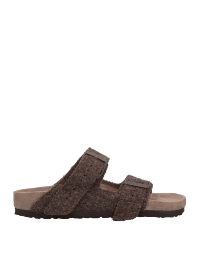 Rick Owens Sandals In Dark Brown