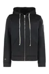 Rick Owens Black Cashmere-wool Zip-up Hoodie With Drawstrings In Black