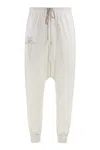 Rick Owens X Champion Edition Drawstring Trousers In Panna