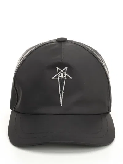 Rick Owens X Champion Baseball Cap Hats Black