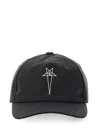 Rick Owens X Champion Baseball Cap With Embroidery