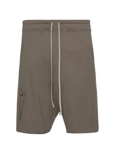 Rick Owens X Champion Beveled Pods Shorts In Gray